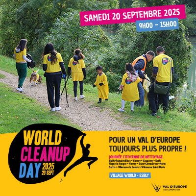 World Clean Up Day Val d'Europe 2025