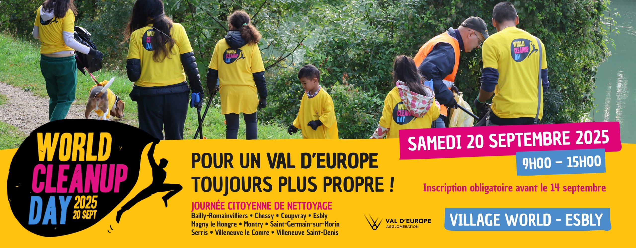 World Clean Up Day Val d’Europe 2025