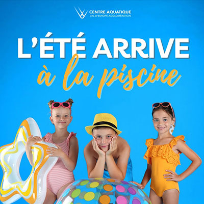 L'été au centre aquatique d Val d'Europe