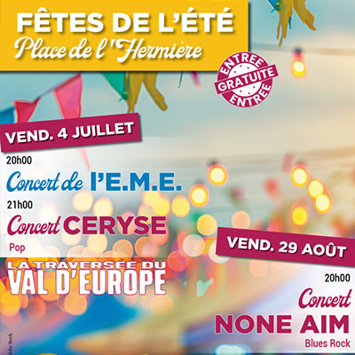 Concerts de l'été 2025 à Esbly