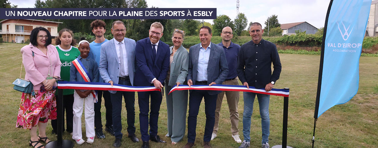 Un nouveau chapitre pour la Plaine des Sports à Esbly