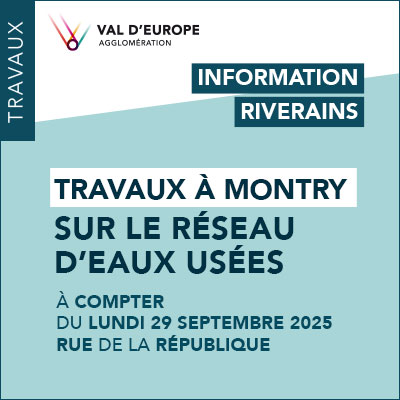 Travaux sur le réseau d'eaux usées à Montry