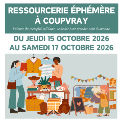 Ressourcerie éphémère Coupvray