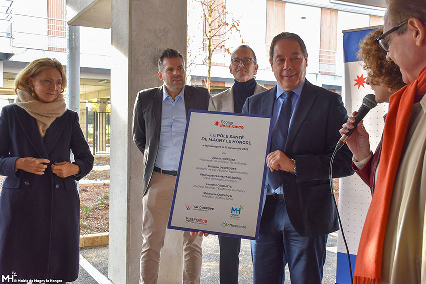 Inauguration du nouveau pôle de santé de Magny le Hongre