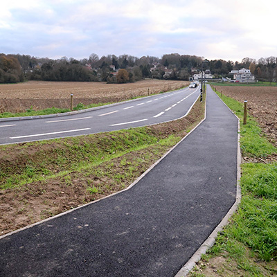 La rue de Montguillon à Saint-Germain-sur-Morin requalifiée et inaugurée
