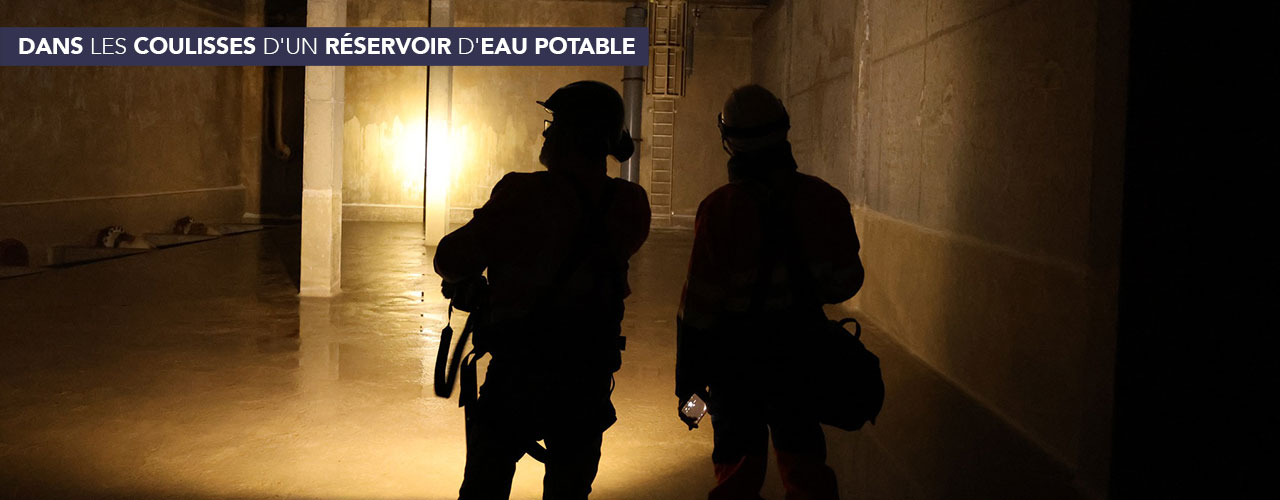 Dans les coulisses d’un réservoir d’eau potable