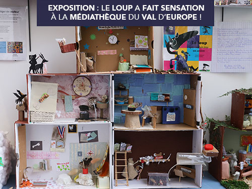 Le loup a fait sensation à la Médiathèque du Val d’Europe !