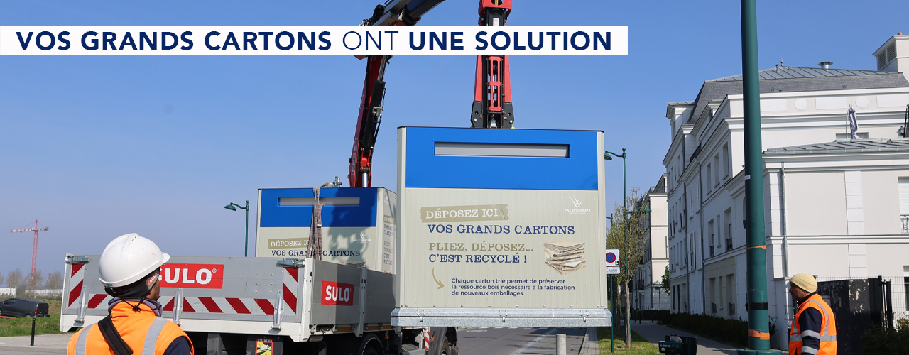 Grands cartons : un nouveau service pour les déposer près de chez vous