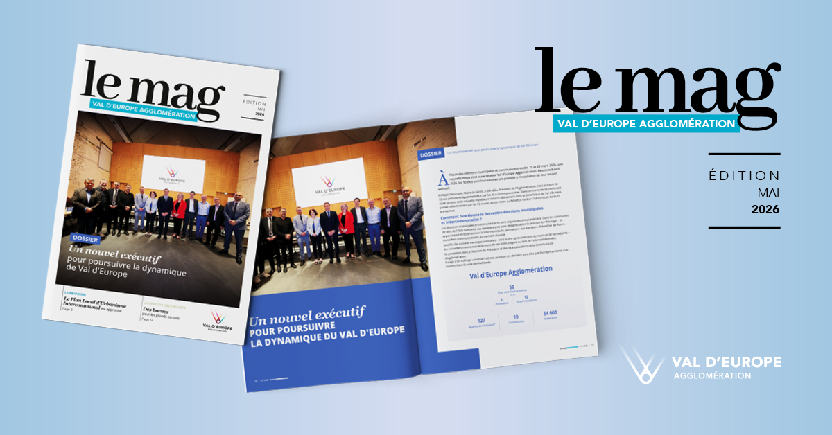 Le mag Val d’Europe Agglomération de mai 2026