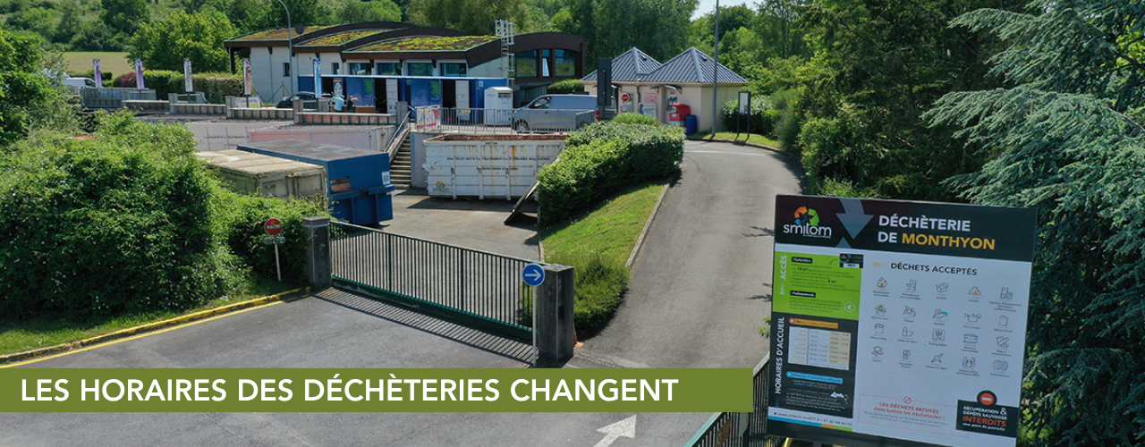 Déchèteries : de nouveaux horaires à compter du 29 juin