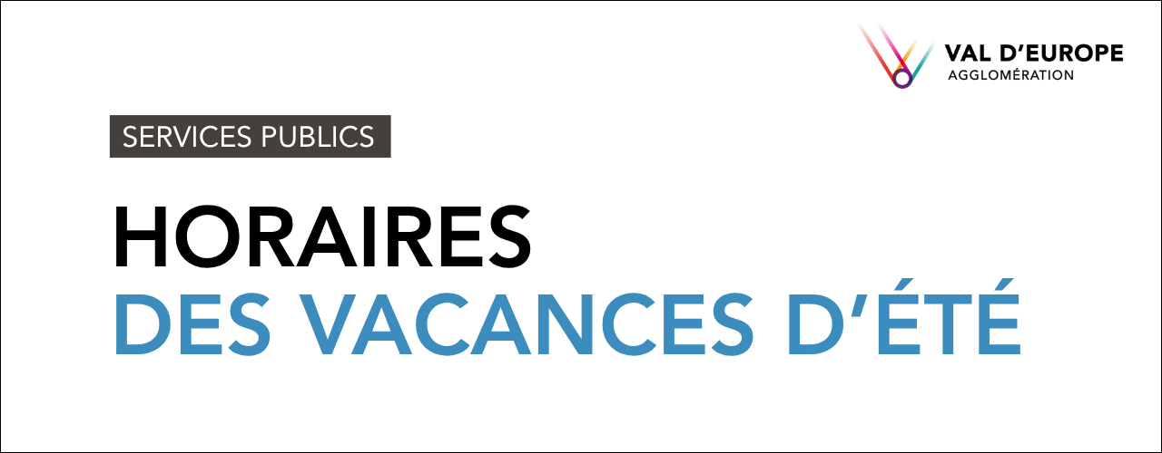 Horaires d&rsquo;été des équipements publics