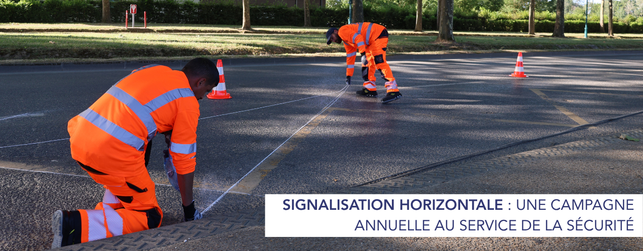 Signalisation horizontale : une campagne annuelle au service de la sécurité