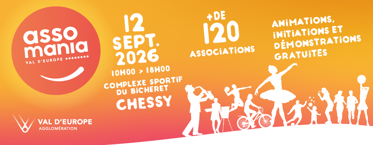 Assomania 2026 : la grande fête des associations du Val d&rsquo;Europe