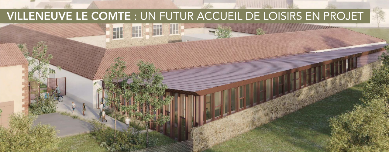 Villeneuve le Comte : les travaux du futur accueil de loisirs ont débuté